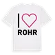 Jag älskar Rohr t-shirt stort tryck