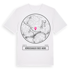 Römershager Forst-Nord t-shirt – ekologisk bomull t-shirt från Pinshirt
