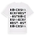 Römershager Forst-Ost ordlek t-shirt