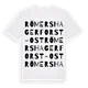 Römershager Forst-Ost ordlek t-shirt