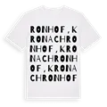 Ronhof, Kronach ordlek t-shirt