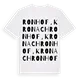 Ronhof, Kronach ordlek t-shirt