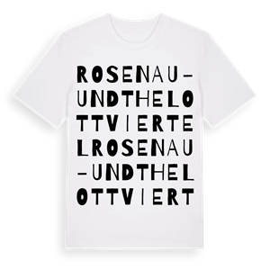 Rosenau- und Thelottviertel ordlek t-shirt – ekologisk bomull t-shirt från Pinshirt