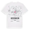 Rosenheim karta t-shirt