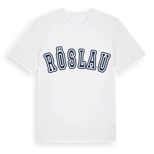 Röslau college t-shirt – ekologisk bomull t-shirt från Pinshirt