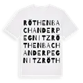 Röthenbach an der Pegnitz ordlek t-shirt