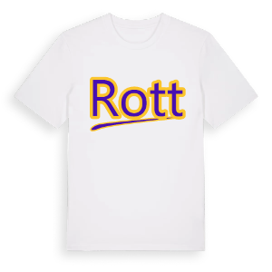 Rott baseball t-shirt – ekologisk bomull t-shirt från Pinshirt