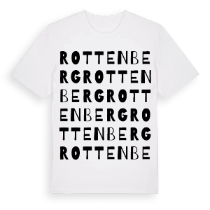 Rottenberg ordlek t-shirt – ekologisk bomull t-shirt från Pinshirt