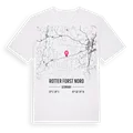 Rotter Forst Nord karta t-shirt