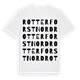 Rotter Forst Nord ordlek t-shirt