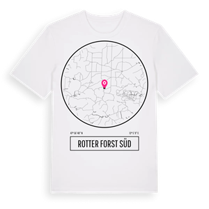 Rotter Forst Süd t-shirt – ekologisk bomull t-shirt från Pinshirt