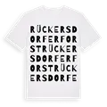Rückersdorfer Forst ordlek t-shirt
