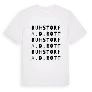 Ruhstorf a.d.Rott ordlek t-shirt – ekologisk bomull t-shirt från Pinshirt