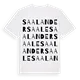 Saal an der Saale ordlek t-shirt