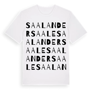 Saal an der Saale ordlek t-shirt – ekologisk bomull t-shirt från Pinshirt