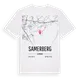 Samerberg karta t-shirt