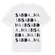 Sand a. Main ordlek t-shirt