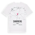 Sandberg karta t-shirt