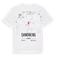 Sandberg karta t-shirt