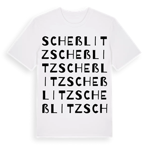 Scheßlitz ordlek t-shirt – ekologisk bomull t-shirt från Pinshirt