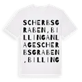 Scherbsgraben, Billinganlage ordlek t-shirt