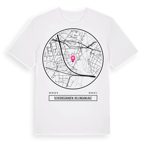 Scherbsgraben, Billinganlage t-shirt – ekologisk bomull t-shirt från Pinshirt
