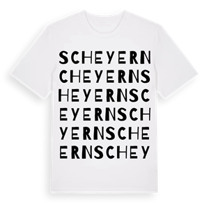 Scheyern ordlek t-shirt – ekologisk bomull t-shirt från Pinshirt