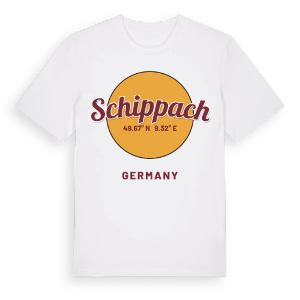 Schippach cirkel t-shirt – ekologisk bomull t-shirt från Pinshirt