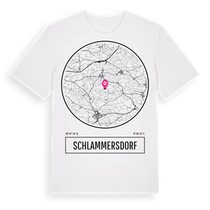 Schlammersdorf t-shirt – ekologisk bomull t-shirt från Pinshirt