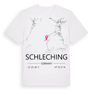 Schleching karta t-shirt – ekologisk bomull t-shirt från Pinshirt