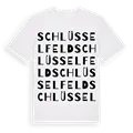 Schlüsselfeld ordlek t-shirt