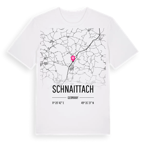 Schnaittach karta t-shirt – ekologisk bomull t-shirt från Pinshirt