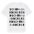 Schönau an der Brend ordlek t-shirt