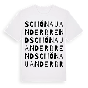 Schönau an der Brend ordlek t-shirt – ekologisk bomull t-shirt från Pinshirt