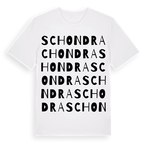 Schondra ordlek t-shirt – ekologisk bomull t-shirt från Pinshirt