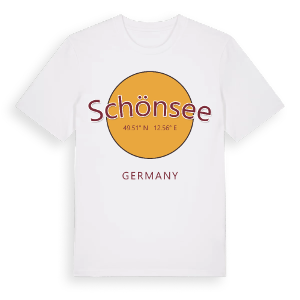 Schönsee cirkel t-shirt – ekologisk bomull t-shirt från Pinshirt
