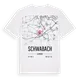 Schwabach karta t-shirt