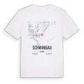 Schwangau karta t-shirt
