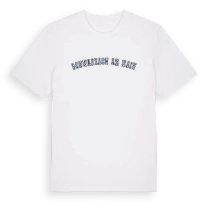 Schwarzach am Main college t-shirt – ekologisk bomull t-shirt från Pinshirt