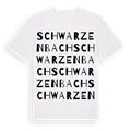 Schwarzenbach ordlek t-shirt