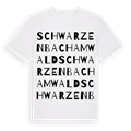 Schwarzenbach am Wald ordlek t-shirt