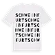 Schweinfurt ordlek t-shirt