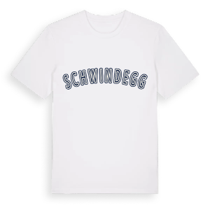Schwindegg college t-shirt – ekologisk bomull t-shirt från Pinshirt