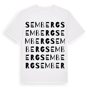 Semberg ordlek t-shirt – ekologisk bomull t-shirt från Pinshirt