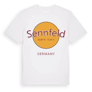 Sennfeld cirkel t-shirt – ekologisk bomull t-shirt från Pinshirt