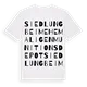 Siedlung beim ehemaligen Munitionsdepot ordlek t-shirt
