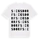 Siegsdorf ordlek t-shirt
