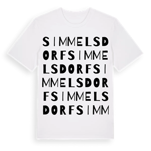 Simmelsdorf ordlek t-shirt – ekologisk bomull t-shirt från Pinshirt