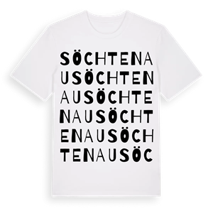 Söchtenau ordlek t-shirt – ekologisk bomull t-shirt från Pinshirt