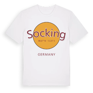 Socking cirkel t-shirt – ekologisk bomull t-shirt från Pinshirt